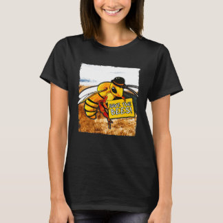T-shirt Bee Prin Sauvez Les Abeilles Envirmentalis