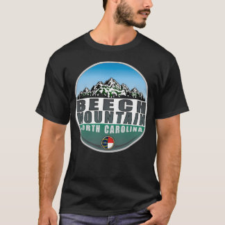T-shirt Beech Mountain Caroline du Nord Nc Vert Actif