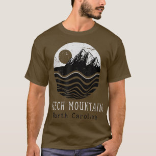 T-shirt Beech Mountain Montagnes Vintages Camp North Carol
