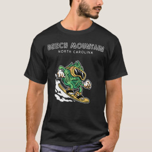 T-shirt Beech Mountain North Carolina Snowboard Bière