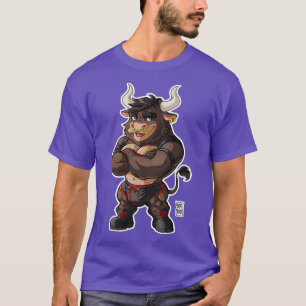 T-SHIRT BEEFY BULL RED DÉTAILS BEARZOO SERIES