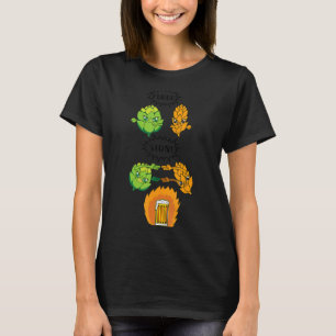 T-shirt Beer Fusion Hops and Malt Fusion Homme Beer Drin