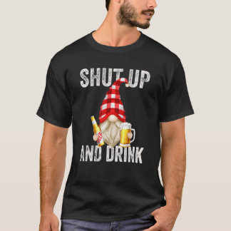 T-shirt Beer Gnome Shut Up And Drink Beer Festival Octobre