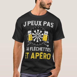 T-shirt Beer JMoi Pas Jai Darts Aperitif Citation de bière