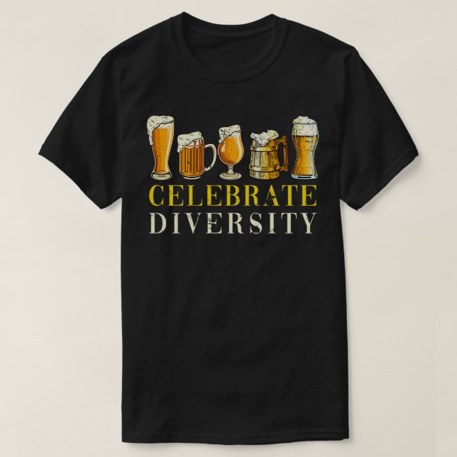T-shirt Beer Lover Cadeau Funny Brasserie (Design devant)