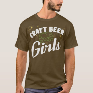 T-shirt Beer Lover Girl Femme Craft Brasserie Craft Bières
