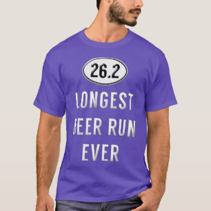 T-shirt Beer Run 262 Funny Running Team Shirt Marathon
