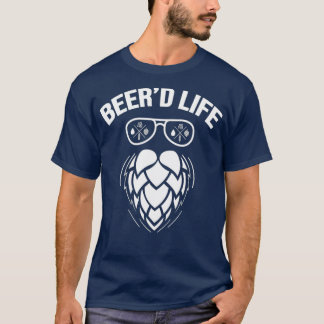 T-shirt Beerd Life Hipster Craft Bière Lover Brasseur cade