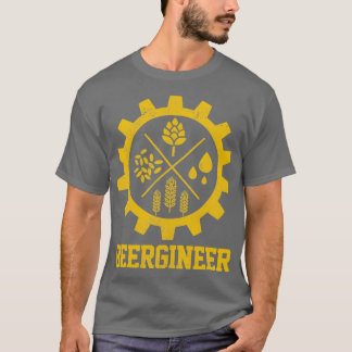 T-shirt Beergineer Homebrew Home Craft Brasserie Brasseur