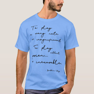T-shirt Beethoven Citation Musique Citation Beethoven cade