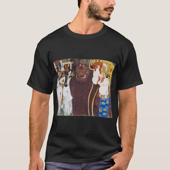 T-shirt Beethoven Frieze (détail), Gustav Klimt (Devant)