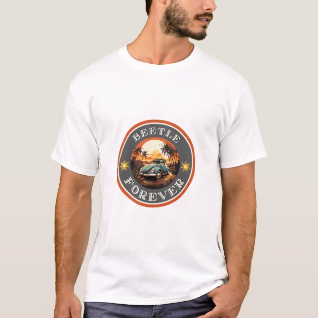 T-shirt Beetle Forever Sunset Beach Tee (Devant)