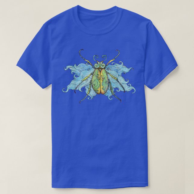 T-shirt Beetle, Tee d'art Fairy Beetle, Adulte Bug (Design devant)