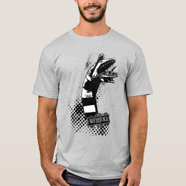 T-shirt Beetlejus | Illustration du ver de sable (Devant)