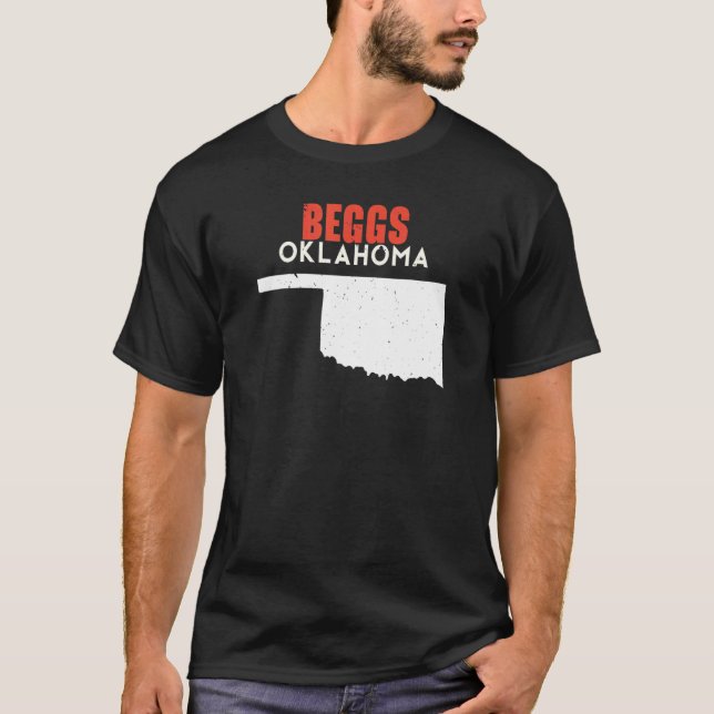 T-shirt Begg USA State America Travel Oklahoman (Devant)