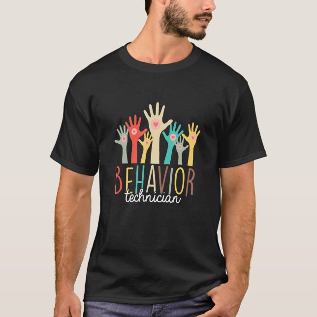 T-shirt Behavior Technician Job Pride ABA Applied Behavior (Devant)