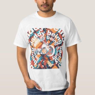 T-shirt "Being Daddy Being Baddy" Chopper Daddy Géométriqu