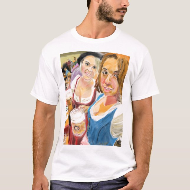 T-shirt Beir, Weib, und Gesang (Devant)