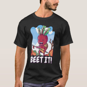 T-shirt Beit It Guitariste Rock Beet saine betterave