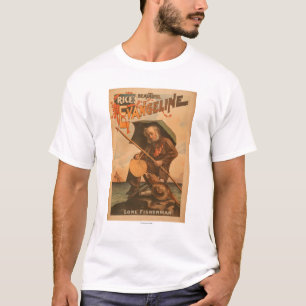 T-shirt Bel Evangeline "pêcheur solitaire " du riz
