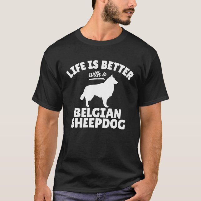 T-shirt Belgian Sheepdog (Devant)