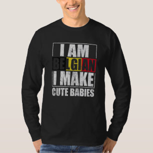 T-shirt Belgique Drapeau Fiers Belges Hommes & Femmes