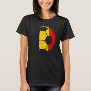 T-shirt Belgique Football Monde Soccer Belgique Fan Pays