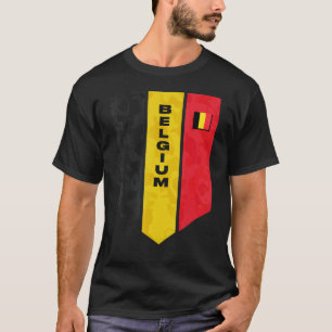 T-shirt Belgique Football Supporter Visiteur Belge Soccer