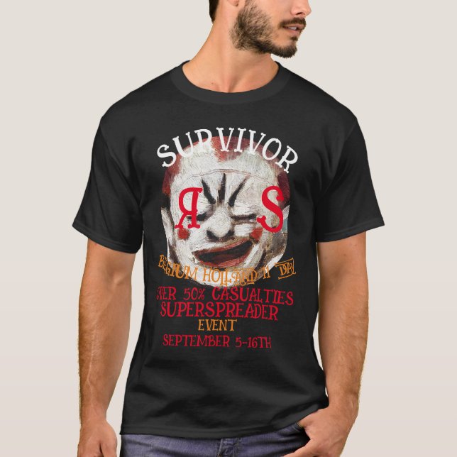 T-SHIRT BELGIQUE HOLLAND COVID SUPERSPREADER ÉVÉNEMENT BUS (Devant)
