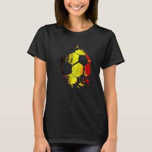 T-shirt Belgique Soccer Graphic Belgique Drapeau Football