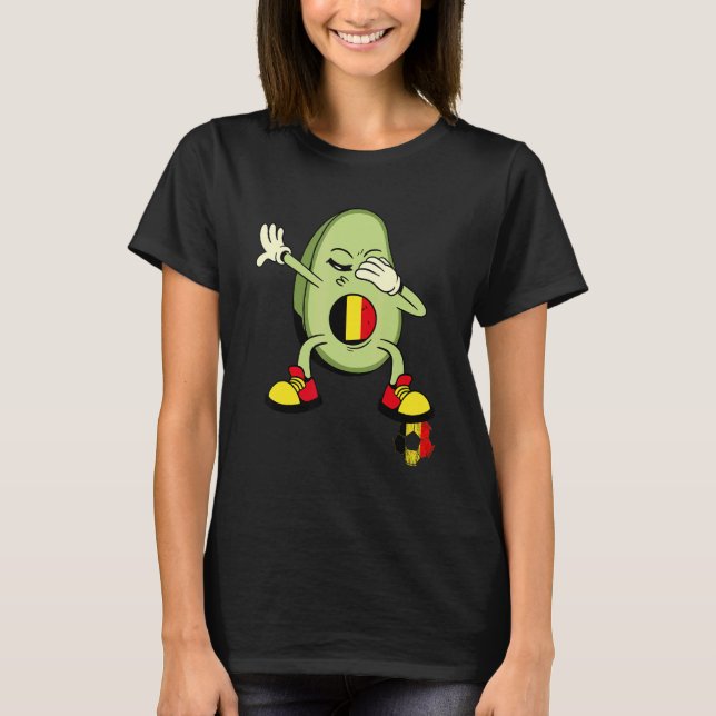 T-shirt Belgium Dabbing Potato Belgian Soccer Player Belgi (Devant)