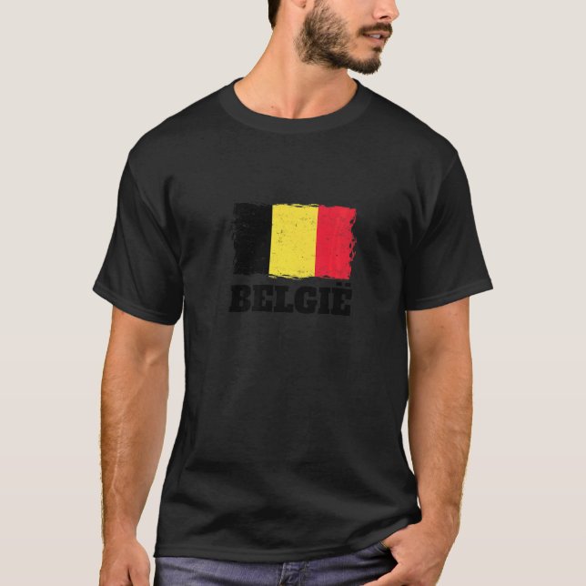 T-shirt Belgium soccer & football fan 2022 Flag of Belgium (Devant)