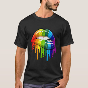 T-shirt Bélier coloré Rainbow Bite Dents Désir Poudre G