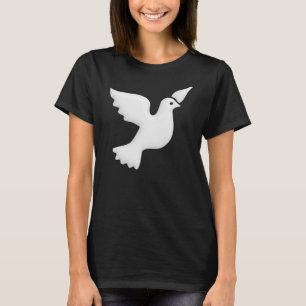 T-shirt Belight de la colombe blanche