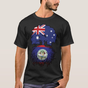 T-shirt Belize Belizé Australie Australie racine d'arbre
