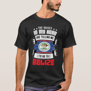 T-shirt Belize dans ma tête