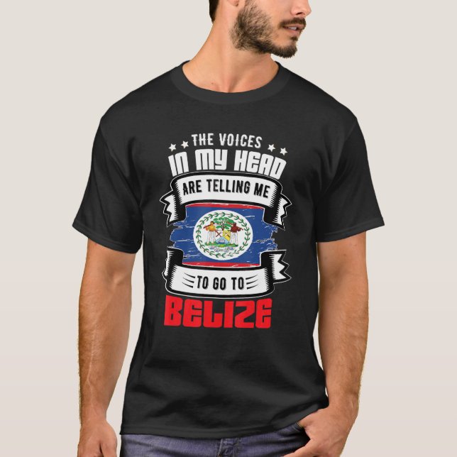 T-shirt Belize dans ma tête (Devant)