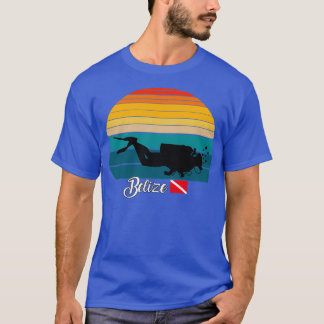 T-shirt Belize plongée sous-marine cadeau