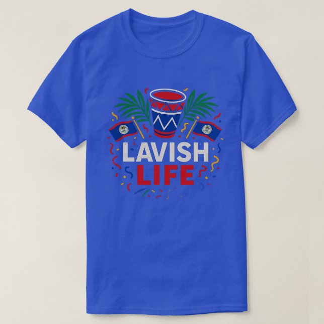 T-shirt Belizean Carnival Edition Lavish Shirt (Design devant)