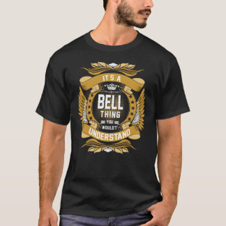 T-shirt BELL Nom, BELL nom de famille crête