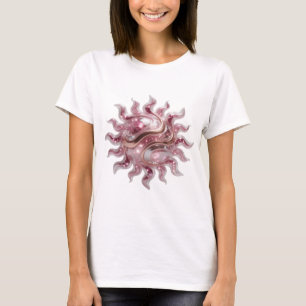 T-shirt Belle ART ABSTRAIT Argent Design Moderne