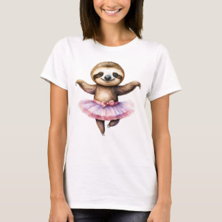 T-shirt Belle ballerine en paresse ballon