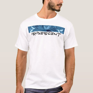 T-shirt Belle Belle Iridescente Blue Kaleidoscope Art