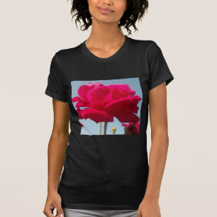 T-shirt Belle belle Rose céleste rouge contre bleu