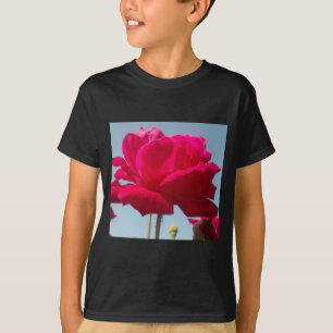 T-shirt Belle belle Rose céleste rouge contre bleu