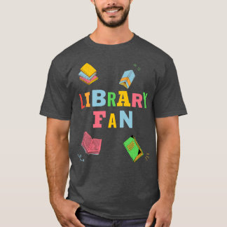 T-shirt Belle bibliothèque livres littérature livre livre-