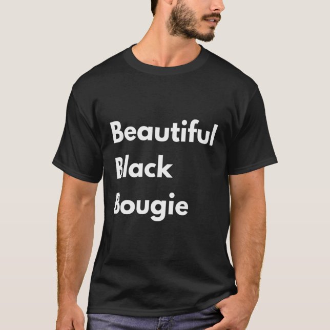 T-shirt Belle Bougie noire (Devant)