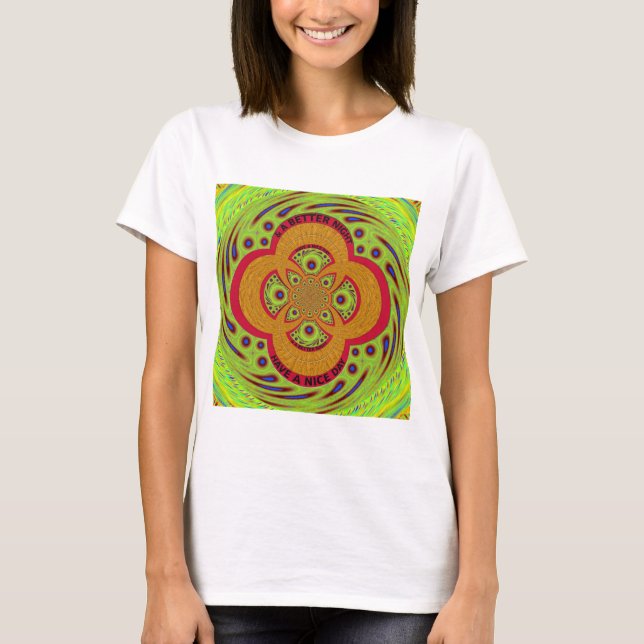 T-shirt Belle conception de Motif mandala africain extraor (Devant)