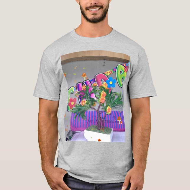 T-shirt Belle couleur Art d'anniversaire Imprimer (Devant)