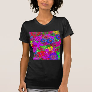 T-shirt Belle couleur Extraordinaire motif floral design